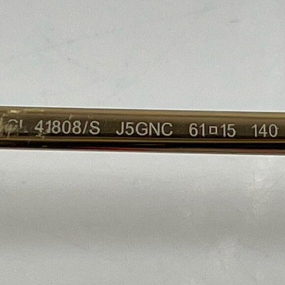 Celine Sunglasses - Style 41808 - Gold Tone - Green Gradient Lenses - Picture 5 of 5